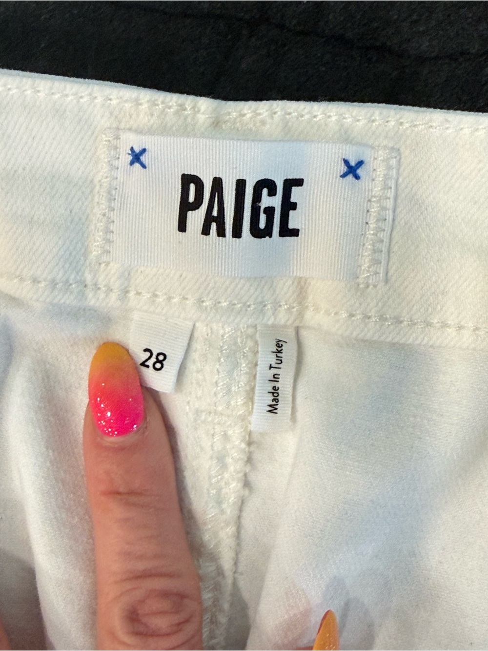 PAIGE Cream Button-Front Midi Skirt with Patch Pockets - Picture 2 of 10